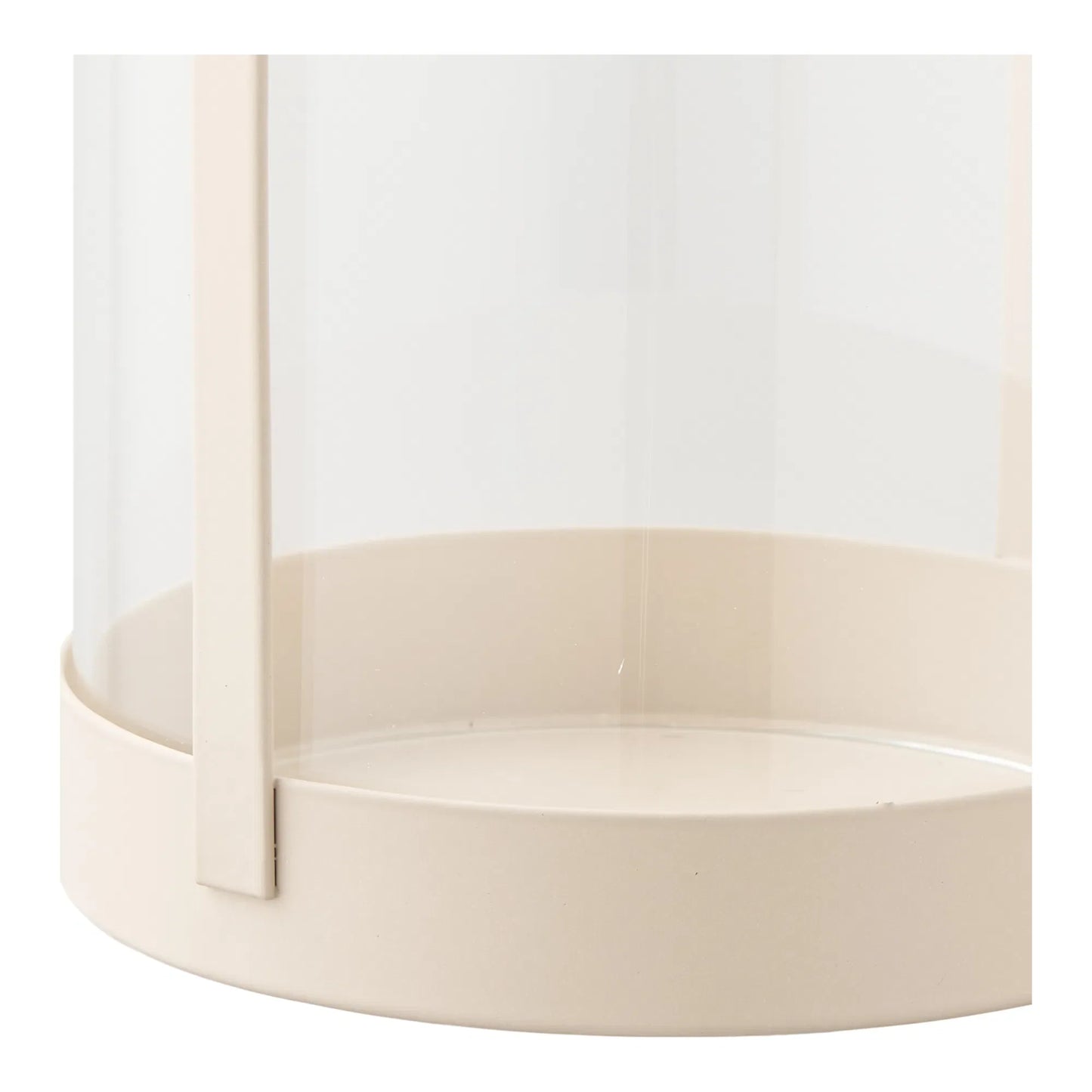 Luxusbetten24 Kerzenhalter Narviona – Eleganter Metall-Glas 2er‑Set in Beige