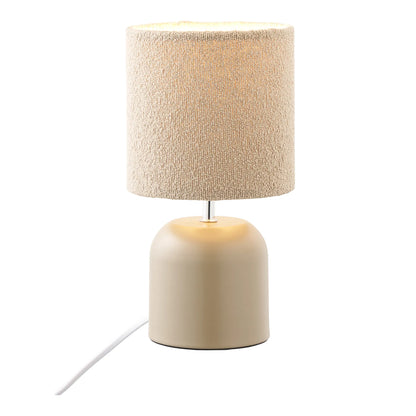 Varnoria Tischlampe – Modernes Designobjekt in Beige