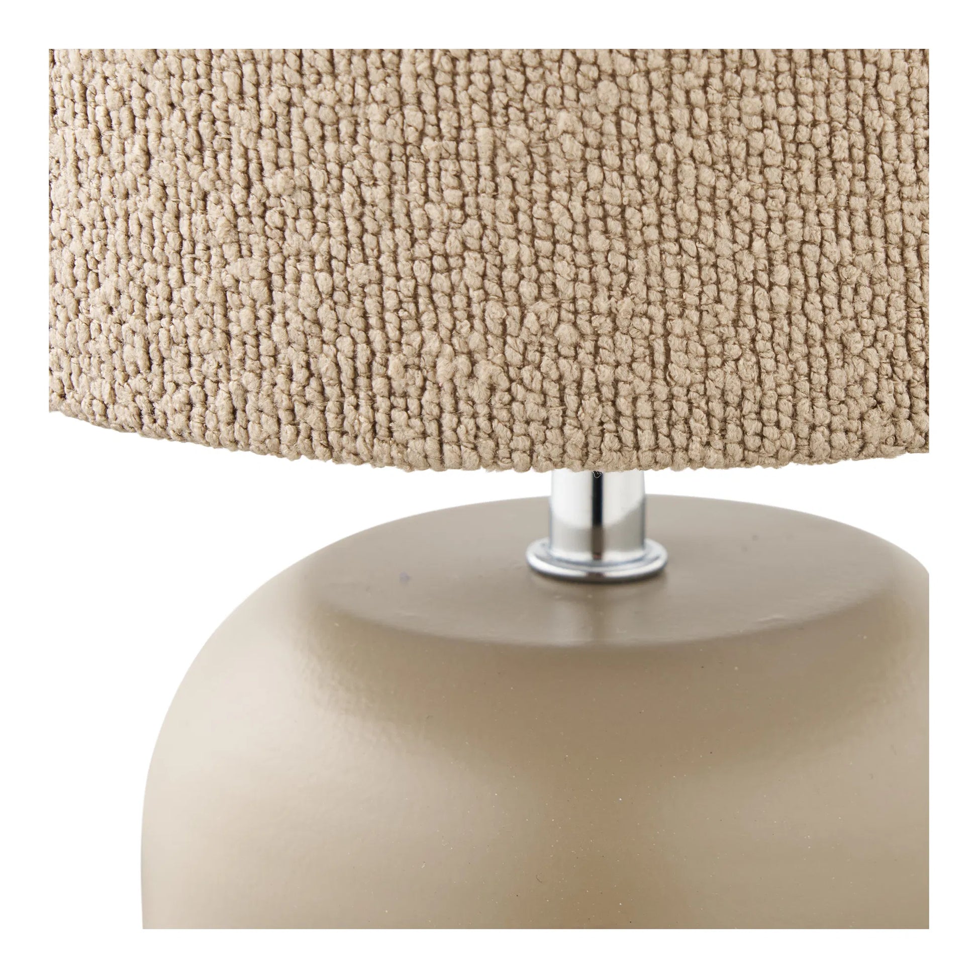 Varnoria Tischlampe – Modernes Designobjekt in Beige