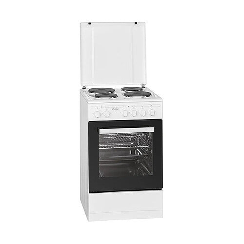 Bomann EH 561 Cocina eléctrica 4 quemadores Horno 48L Blanco