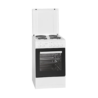 Bomann EH 561 Cocina eléctrica 4 quemadores Horno 48L Blanco