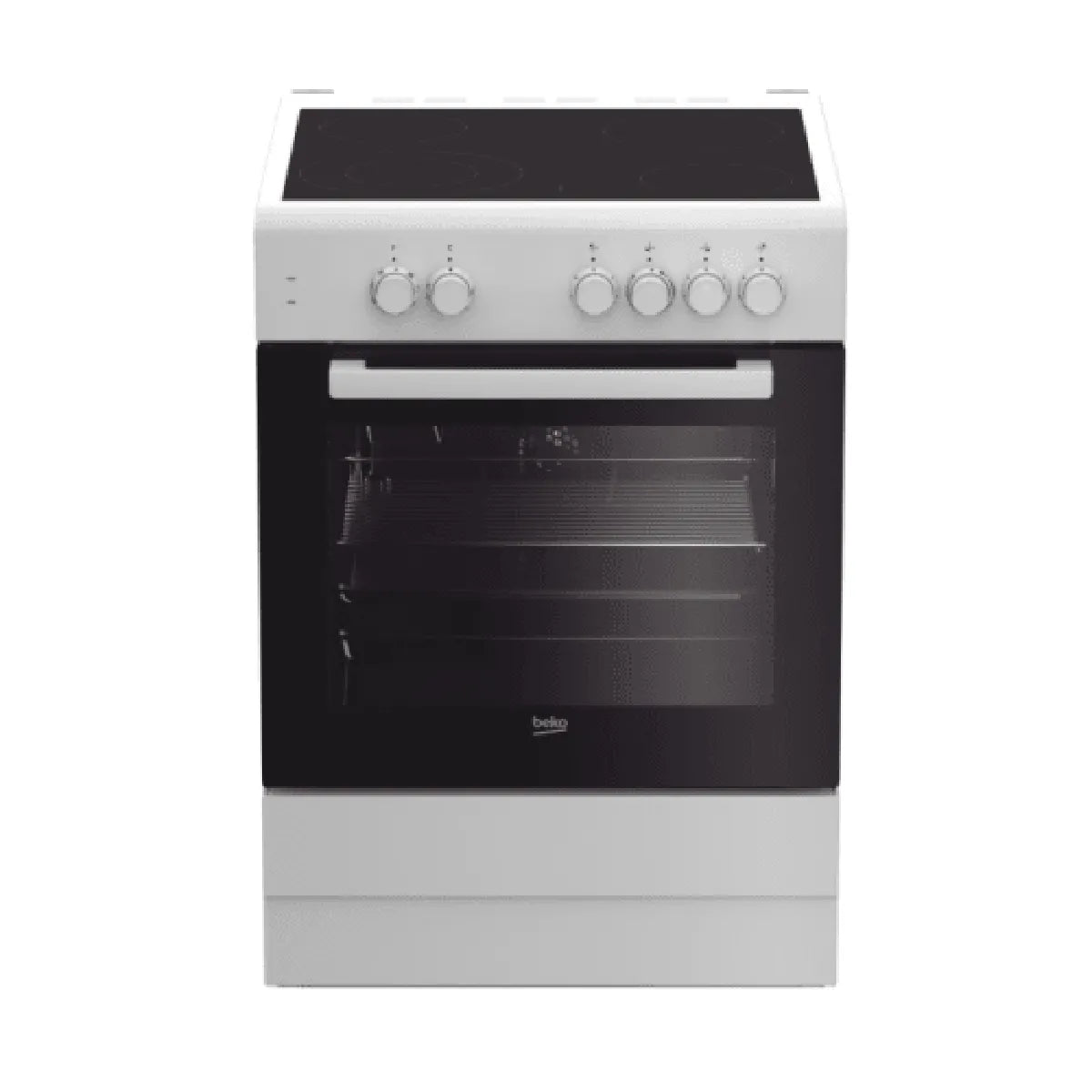 Beko FSM67010GW Cocina Vitrocerámica Blanca 60 cm 4 Hornallas