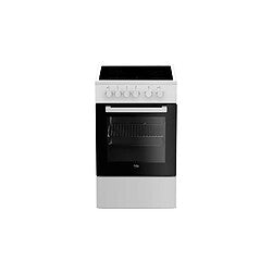 Beko FSS57000GW Cocina Vitrocerámica SteamShine 4 Focos Blanco 50 cm