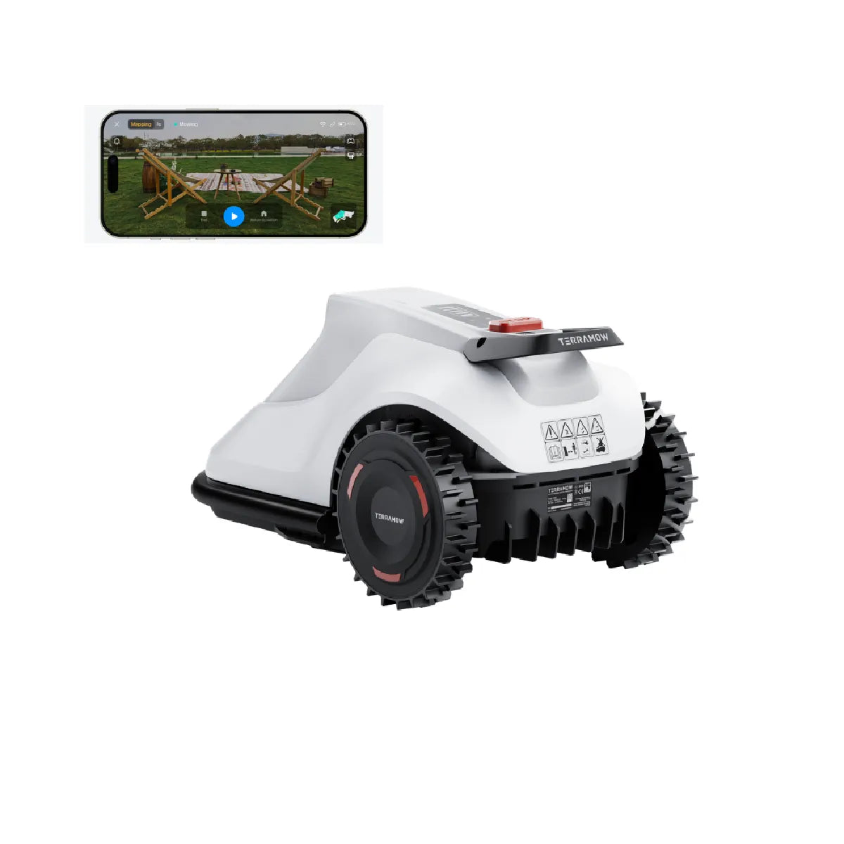 TerraMow V600 Robot Cortacésped Inteligente Silencioso 600 m² Wi‑Fi
