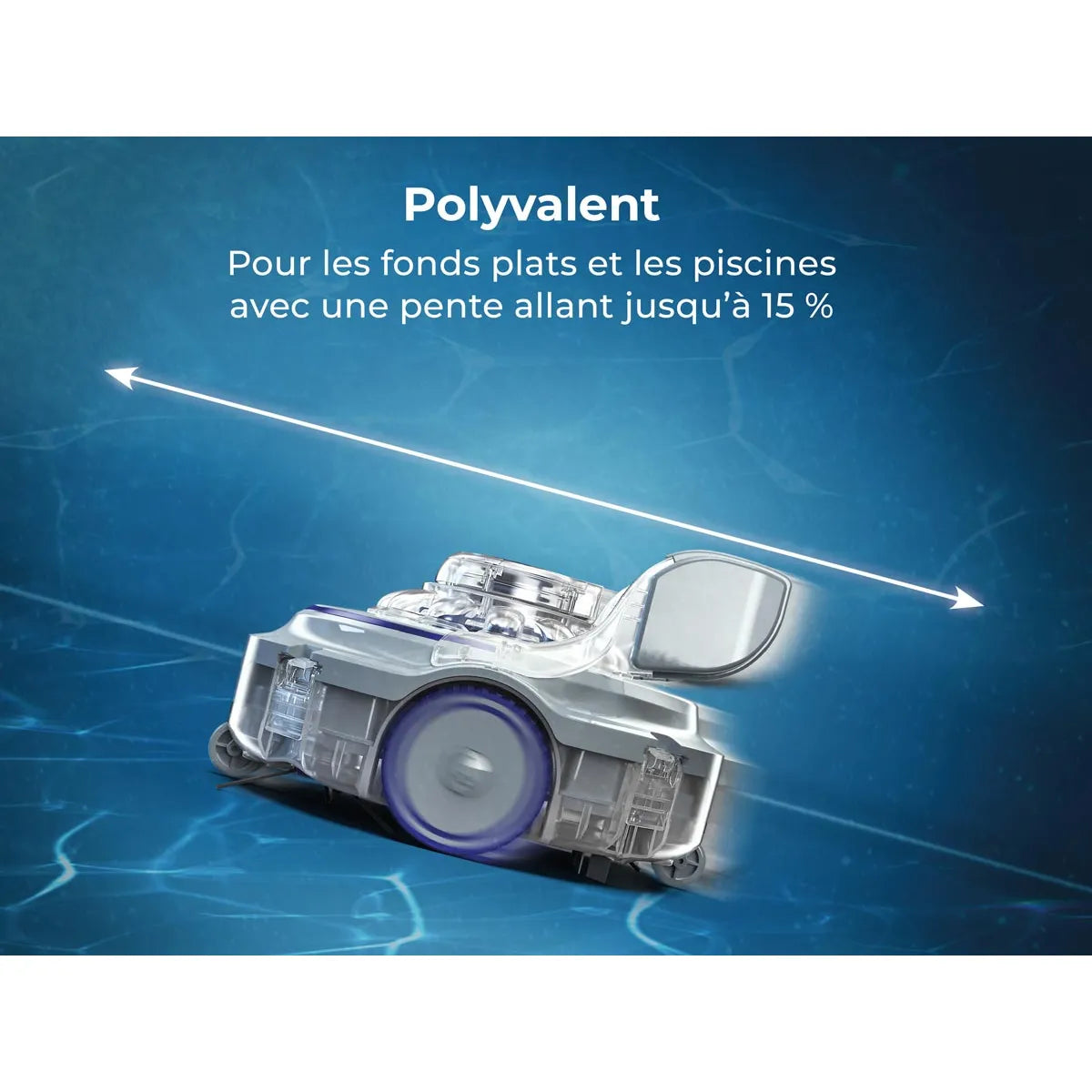 Robot Piscine WETRUNNER Bleu GRE8412081308500