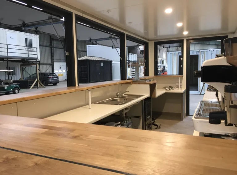 Contenitore 20 Ft Convertito in Caffetteria, Bar e Snack – Contenedores Ejido