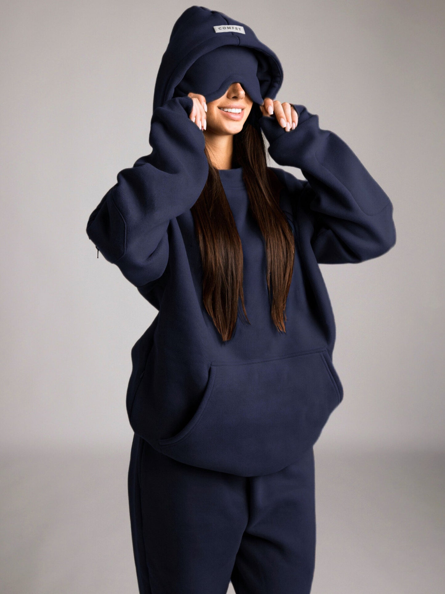 Comfrt Airplane Mode Travel Hoodie Heavyweight Fleece