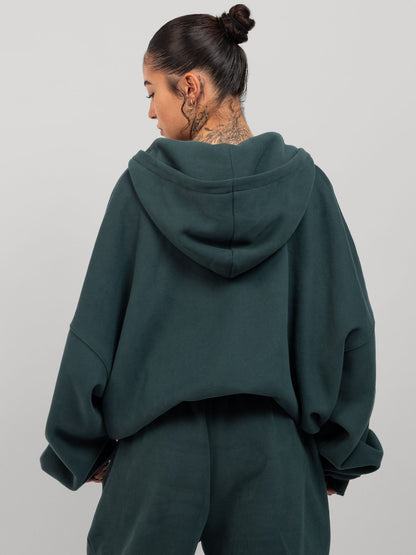 Comfrt Cloud Zip Hoodie Oversized Unisex Cotton Comfort