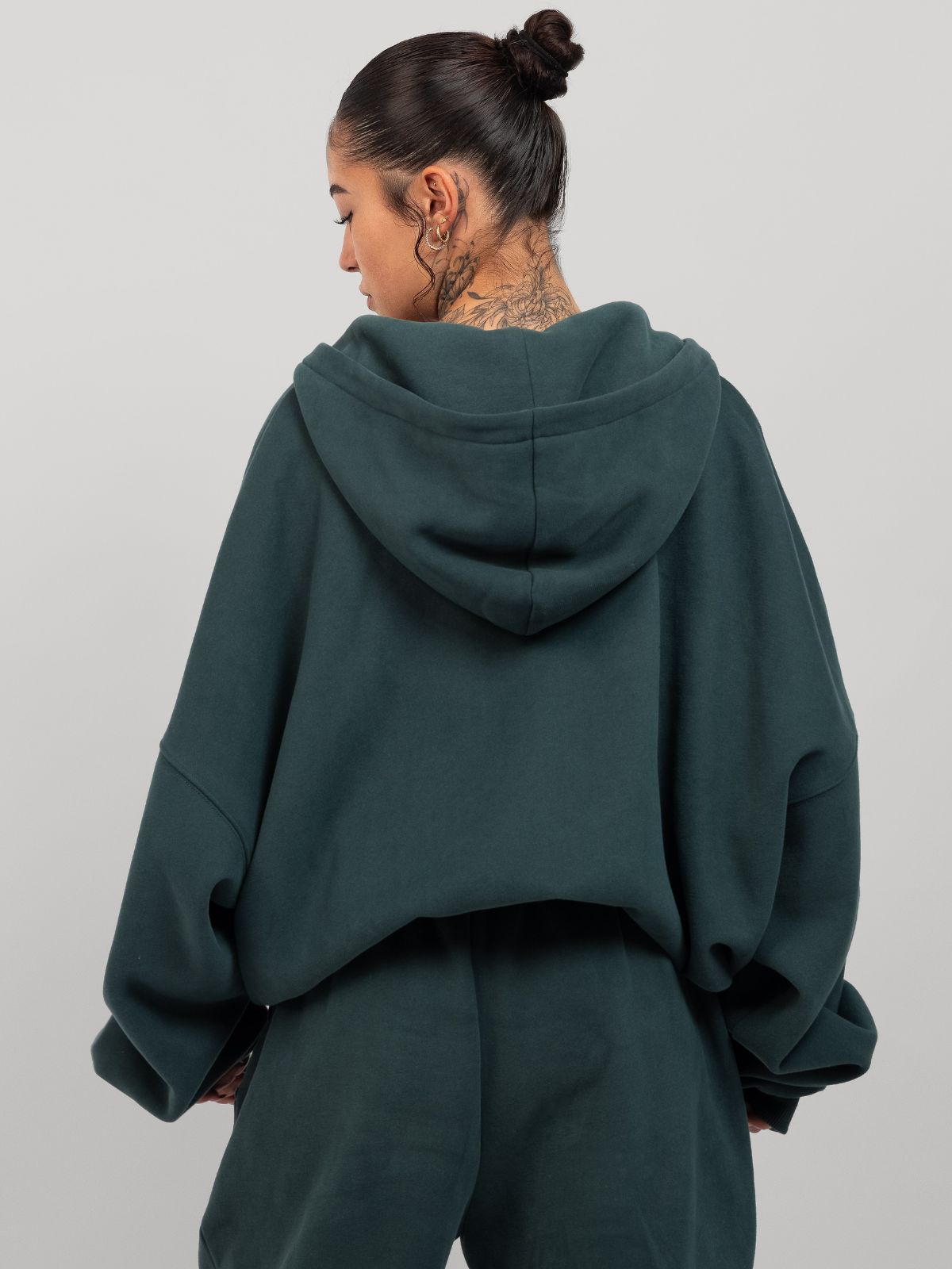 Comfrt Cloud Zip Hoodie Oversized Unisex Cotton Comfort