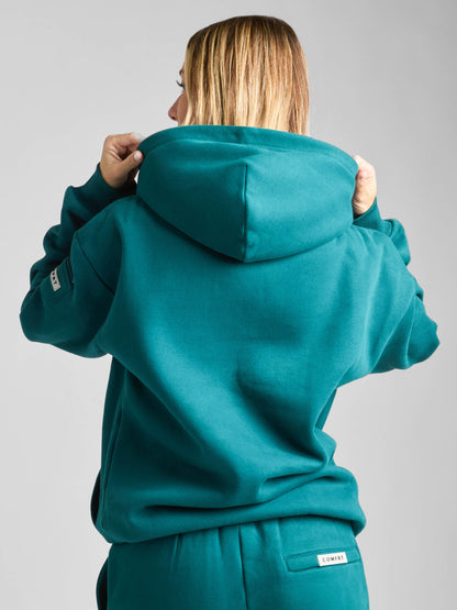 Comfrt Travel Essentials Kapuzenpullover – Superweiche Baumwollmischung, Mehrere Farben