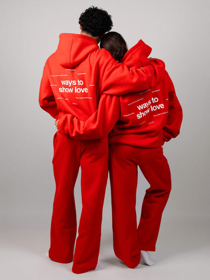 Comfrt Love Hoodie Baumwolle Unisex Kapuzenpullover