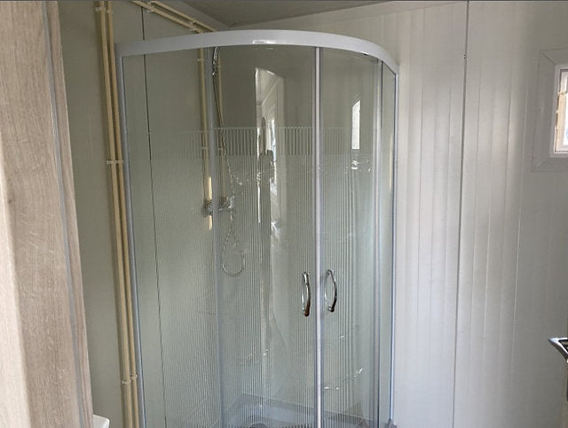 Contenedores Ejido Modulo Contenitore 6×2,40 m Grigio con WC e Cucina