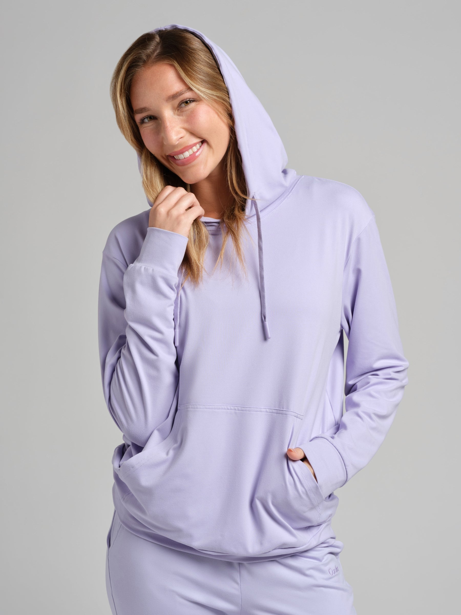 Comfrt AllDayJersey™ Hoodie Lightweight Brushed Jersey