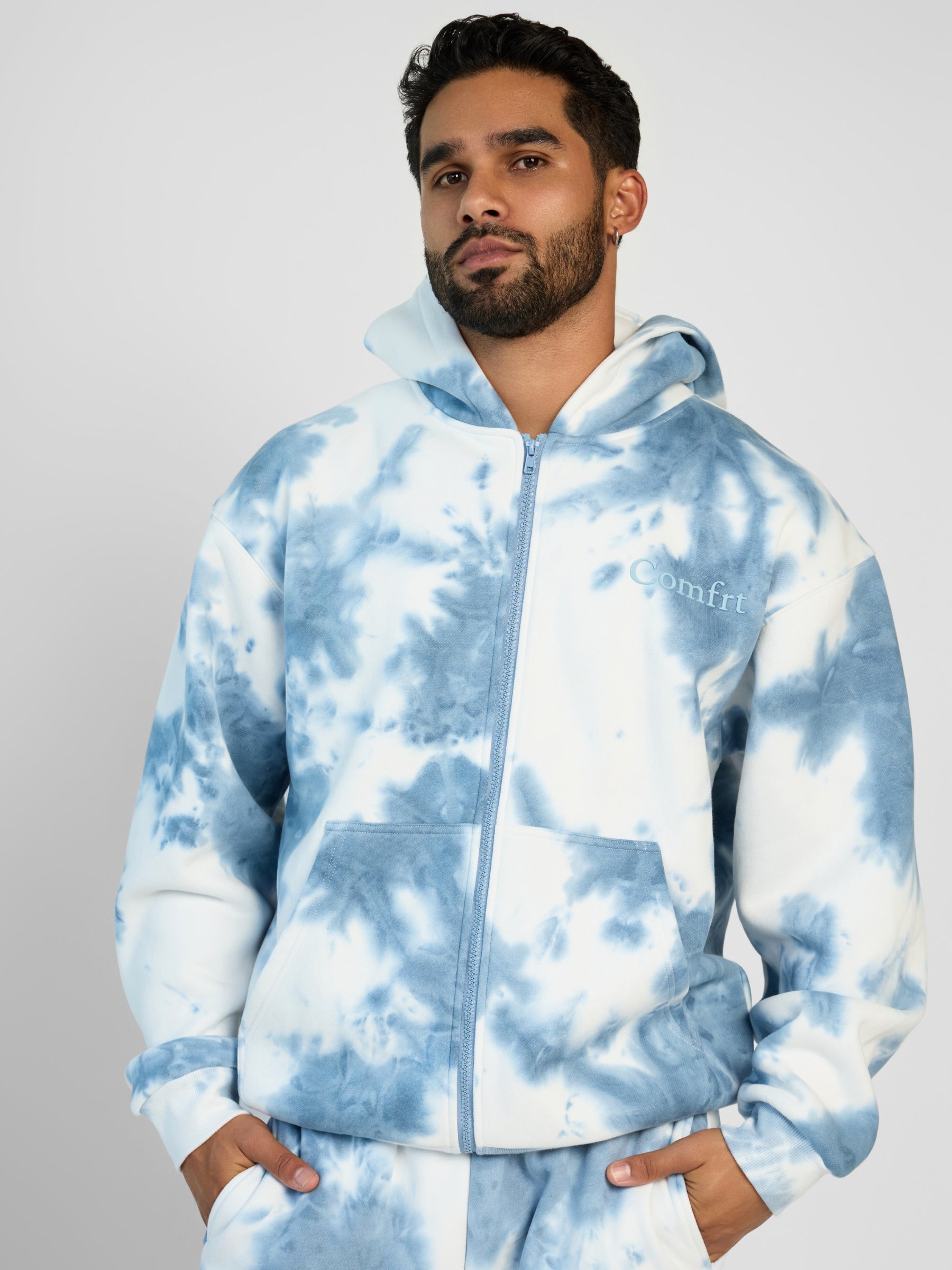 Comfrt Minimalist Zip Hoodie CloudTouch Fleece