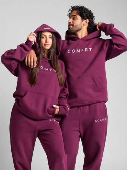 Comfrt Tranquil Hoodie Unisex Gewichtet Oversized Entspannend Komfort