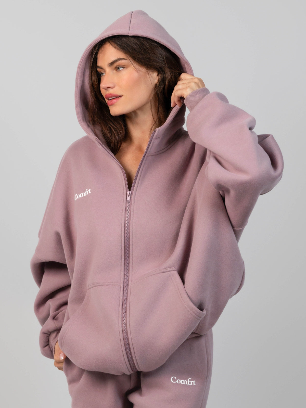 Comfrt Cloud Zip Oversized Hoodie
