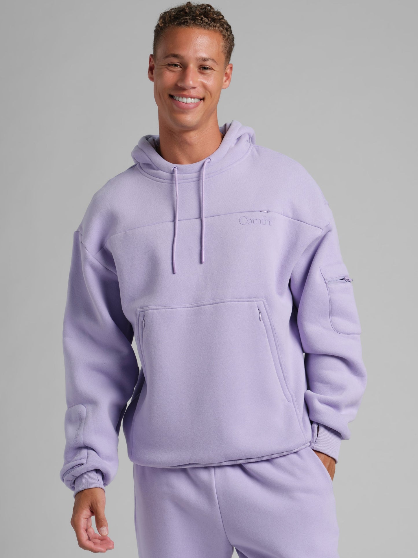 Comfrt Snak™ Hoodie Heavyweight Fleece with 6 Snack Pockets