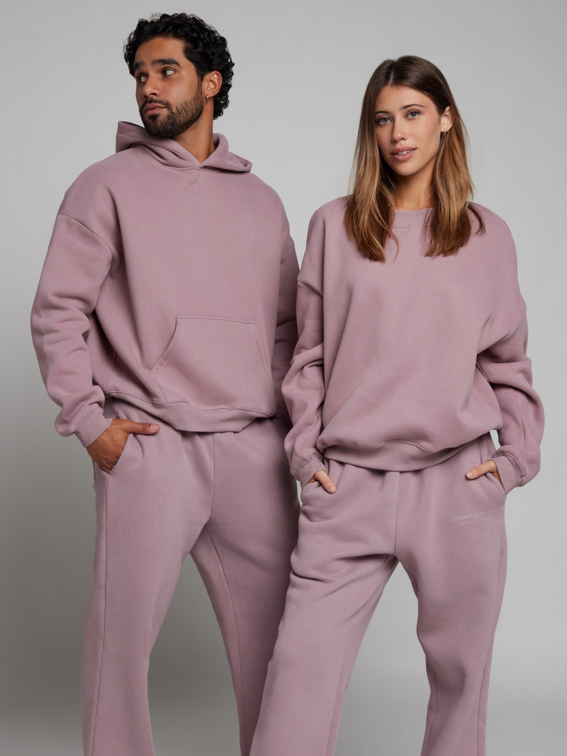 Comfrt Basic Crop Hoodie Unisex Super Soft Cotton Blend
