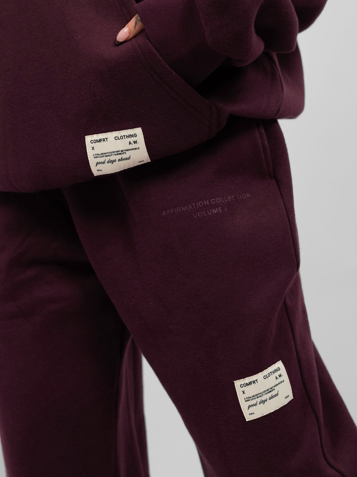 Comfrt Affirmation Hoodie Super Soft Cotton Blend Unisex