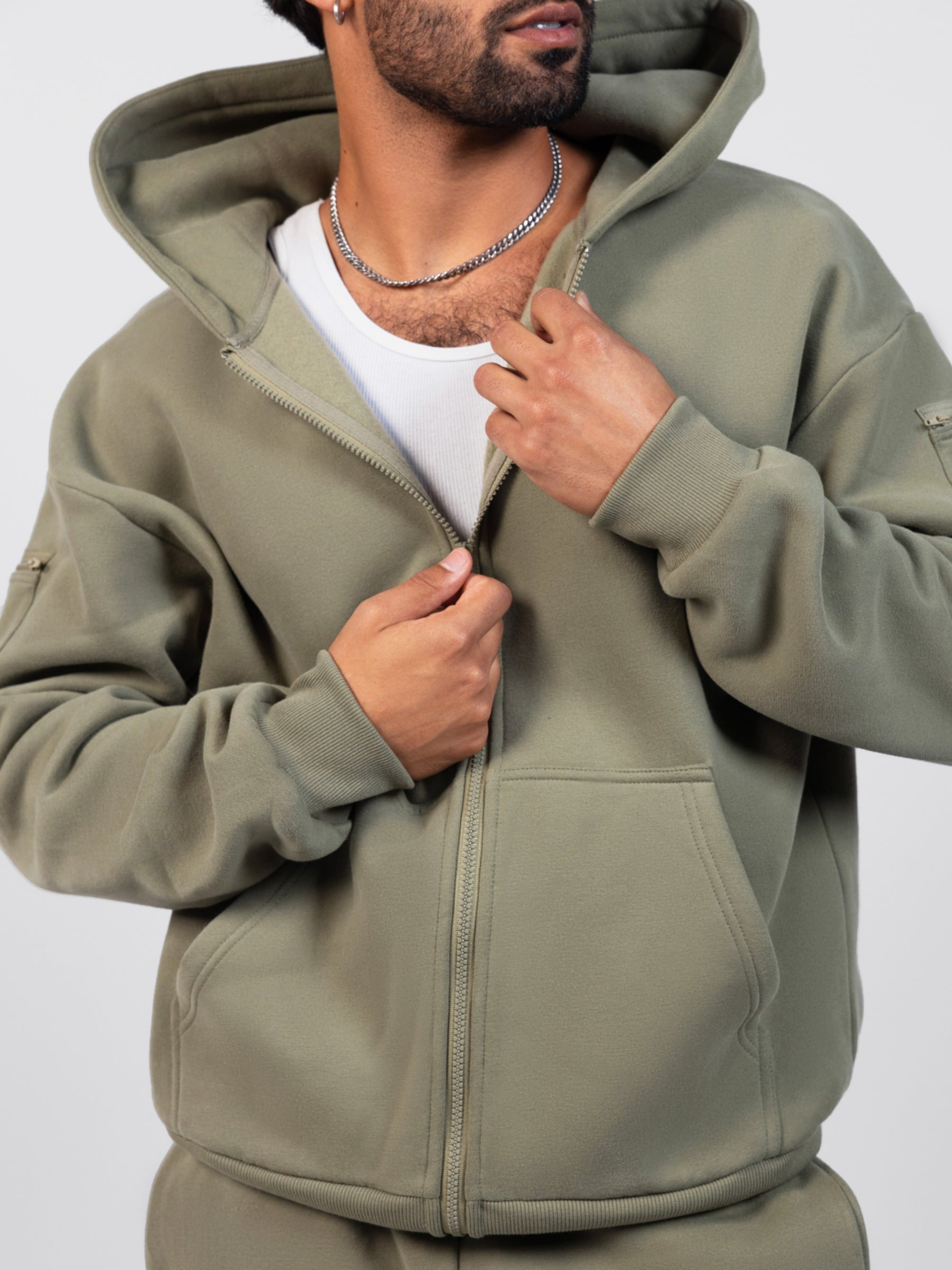 Comfrt Travel Essentials Zip Hoodie