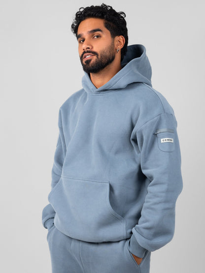 Comfrt Travel Essentials Hoodie Superweich Baumwollmischung Oversized Moss