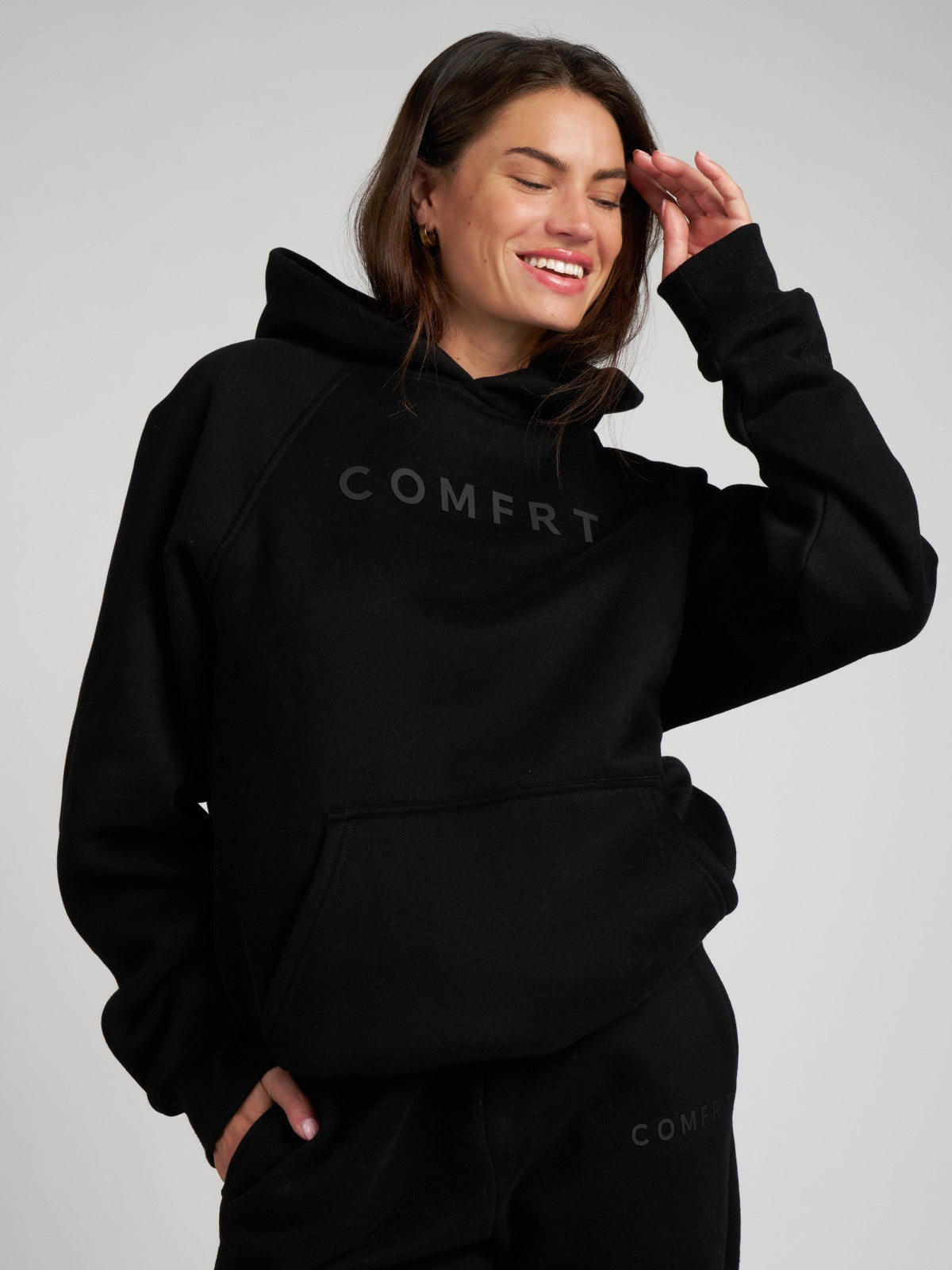 Comfrt Tranquil Hoodie Unisex Gewichtet Oversized Entspannend Komfort