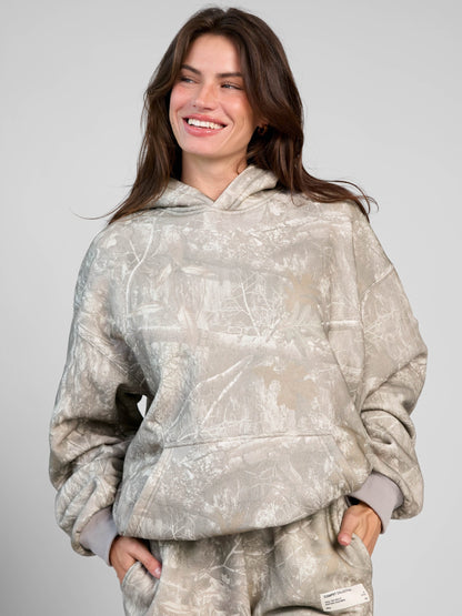 Comfrt Camo Kapuzenpullover Schweres Weiches Camouflage Design Unisex