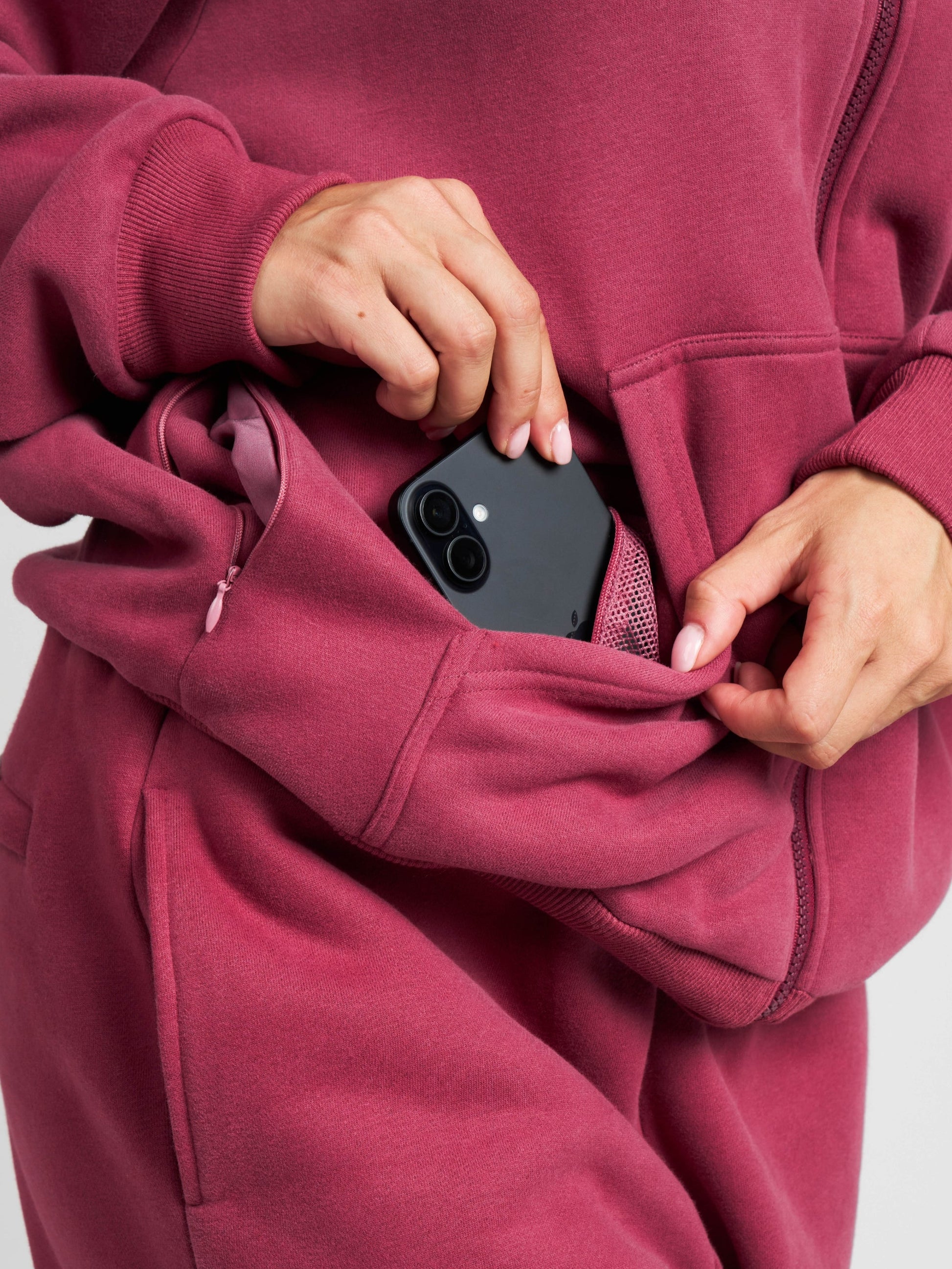 Comfrt Travel Essentials Zip Hoodie