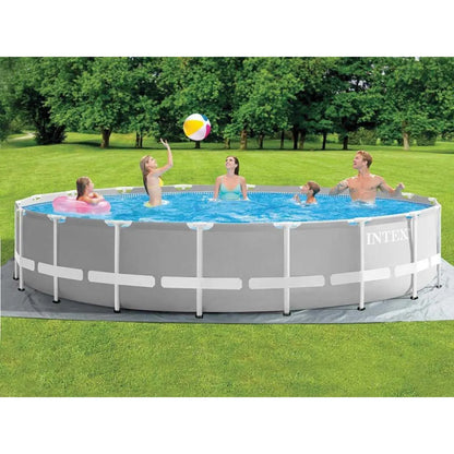 Intex Prism Frame Piscina Redonda Ø5.49x1.22m PVC Triple Capa