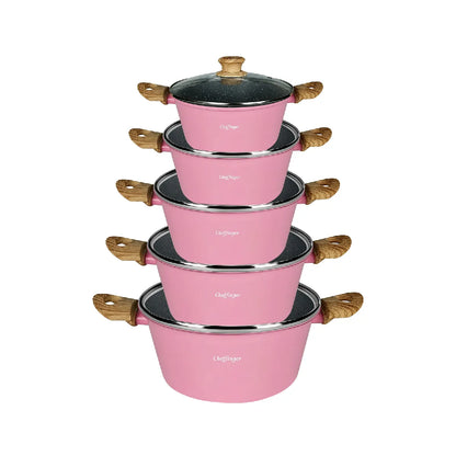 Batterie Marmites Aluminium Cheffinger Rose MKR00014892250