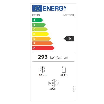Hisense RQ5P470SMIE Refrigerador Congelador Inferior No Frost 482L