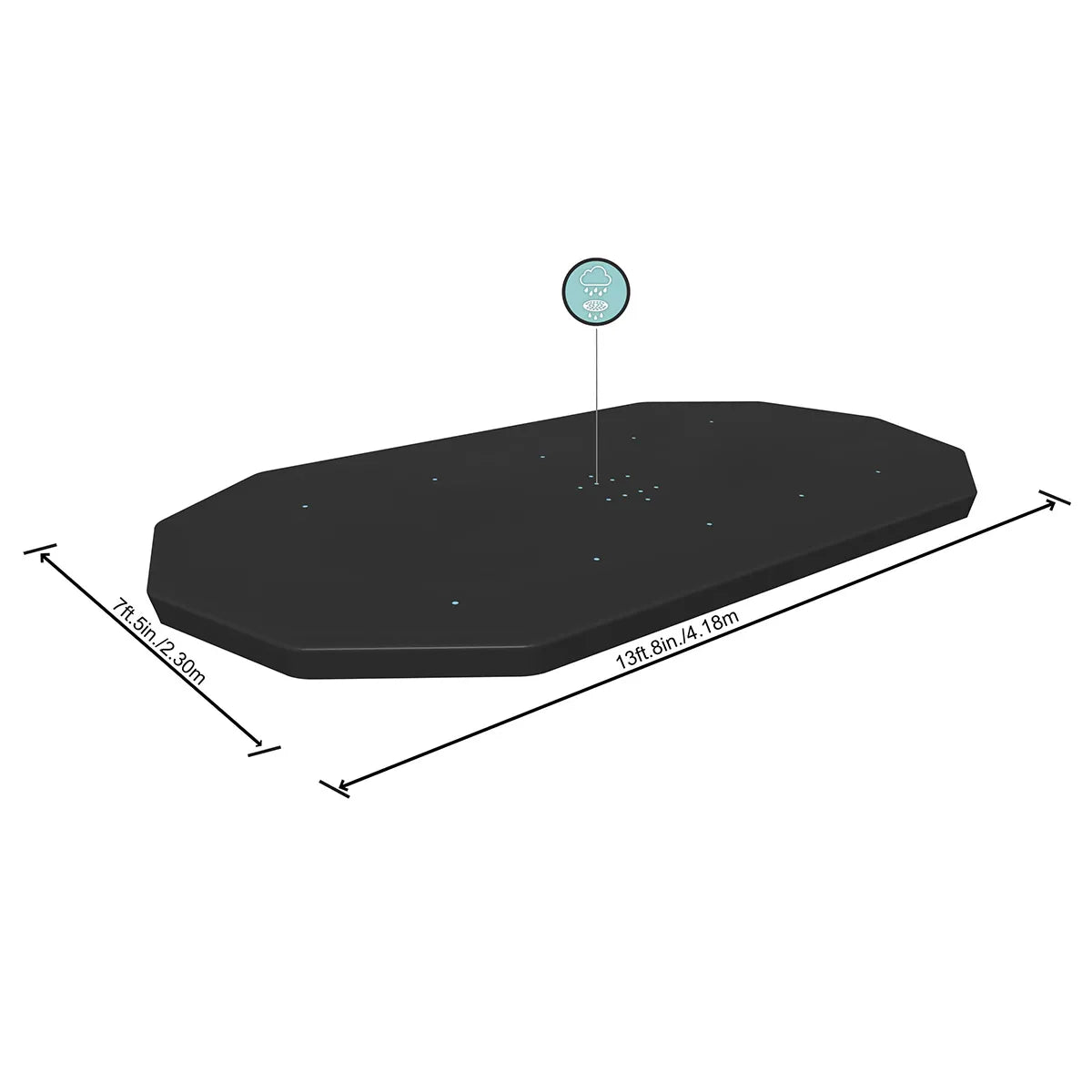Bâche Piscine Ovale Bestway Flowclear MKR00007703362