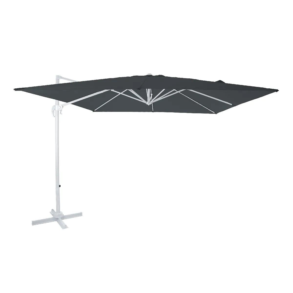 Axi House AXI Nima Parasol Rectangular 300x300 Cm Blanc Gris