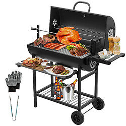 Barbecook Carlo Chili Pepper Barbacoa de Carbón Portátil con Ventilador