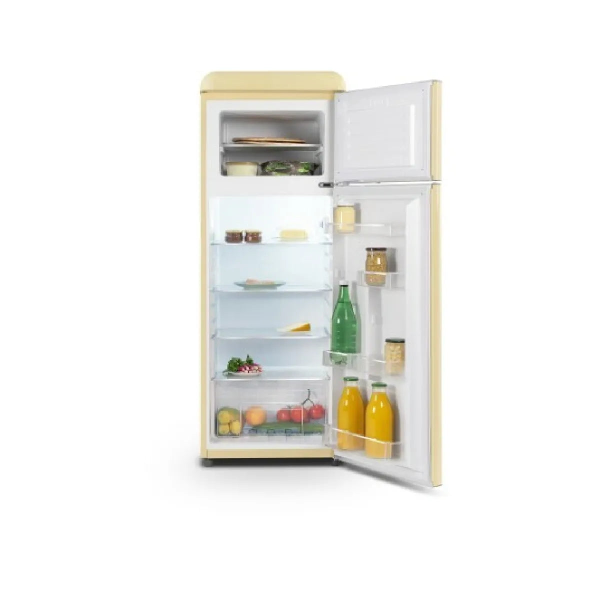 Schneider SCDD208VCR Refrigerador Crema 206 L Puertas Dos