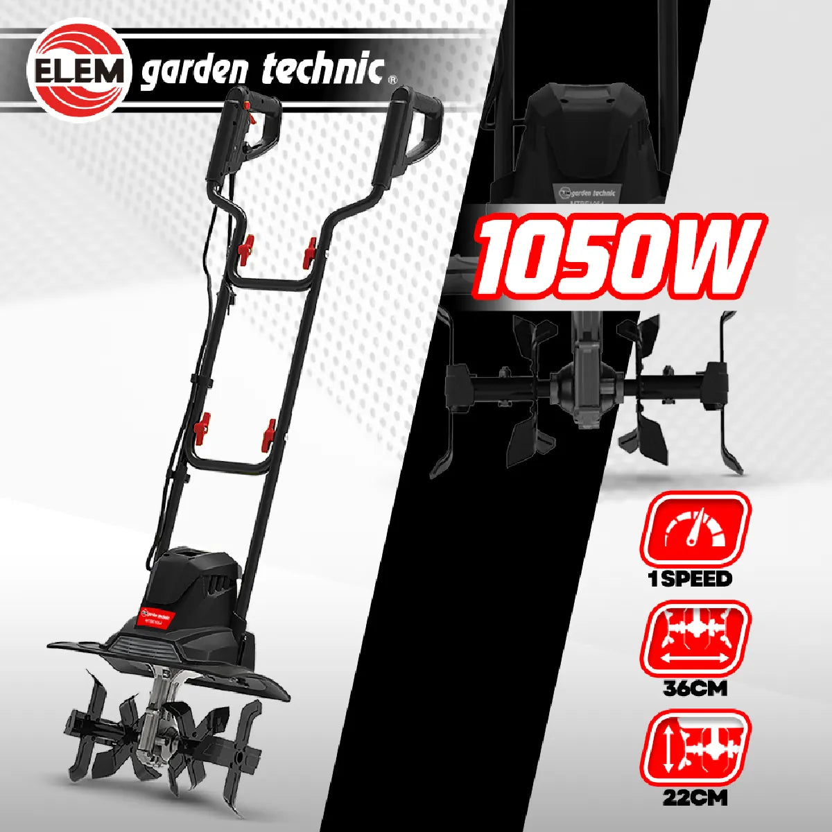 Motobineuse Électrique Elem MTBE1054 MKR00014541565