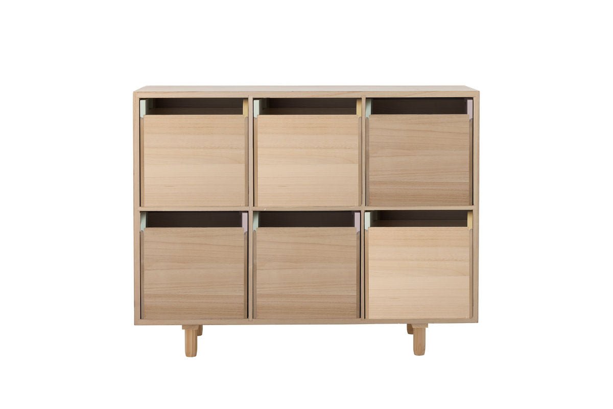 Kinder-Bücherregal „Linus“ mit Schubladen, Buntes Design, Für Kinderzimmer