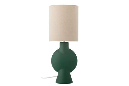 Luxusbetten24 Norlia Tischlampe Steingut Grün Modell