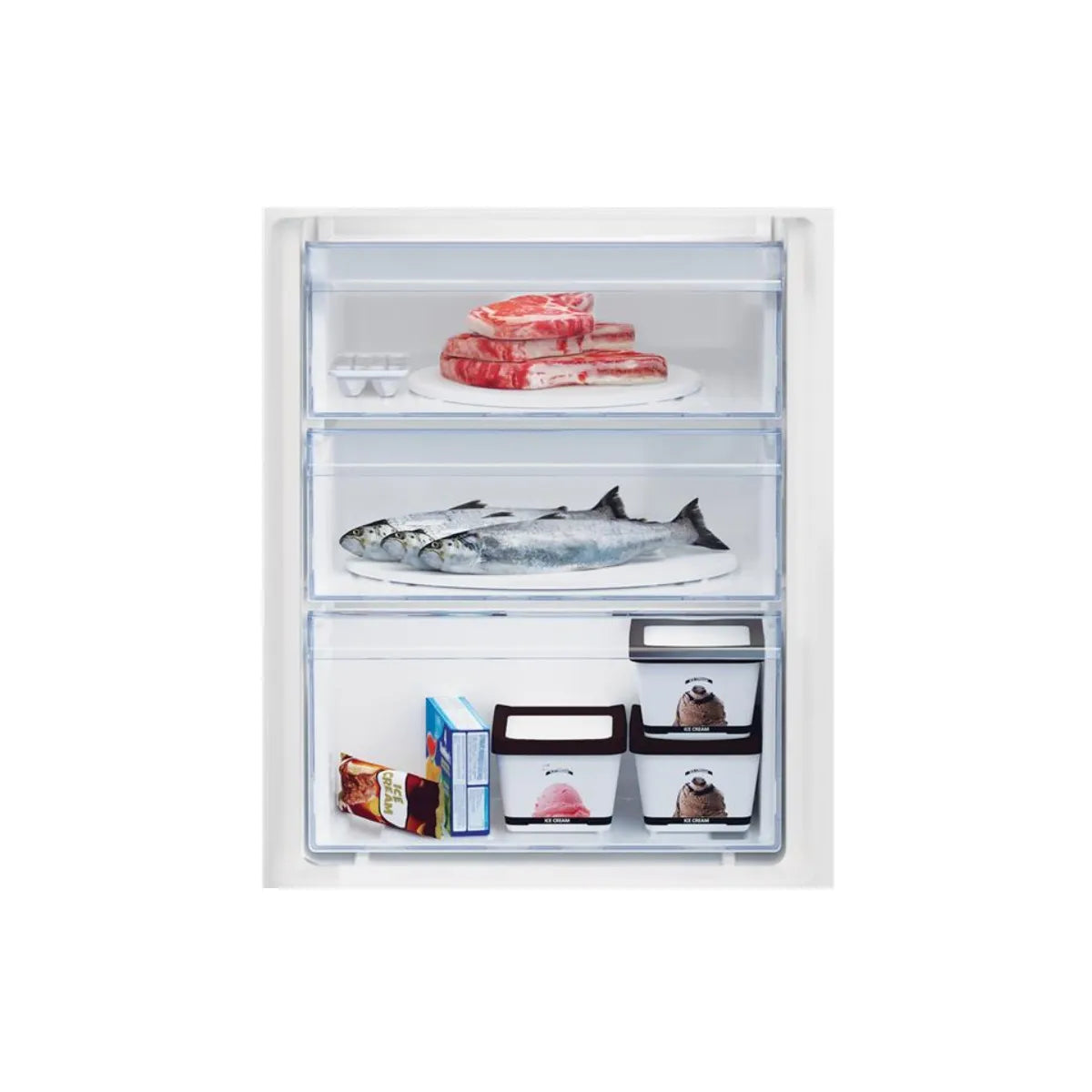Beko BCSA285K4SNLH Refrigerador Integrable MinFrost 271 L Blanco