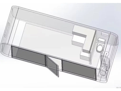 Stahlworks B Tiny House – Modulares Wohn‑und Arbeitsmodul 6 Fenster