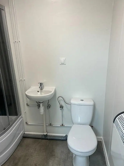 Modularer Container 2024 Büro Sanitär Dusche Flexibel für temporäre Einsätze