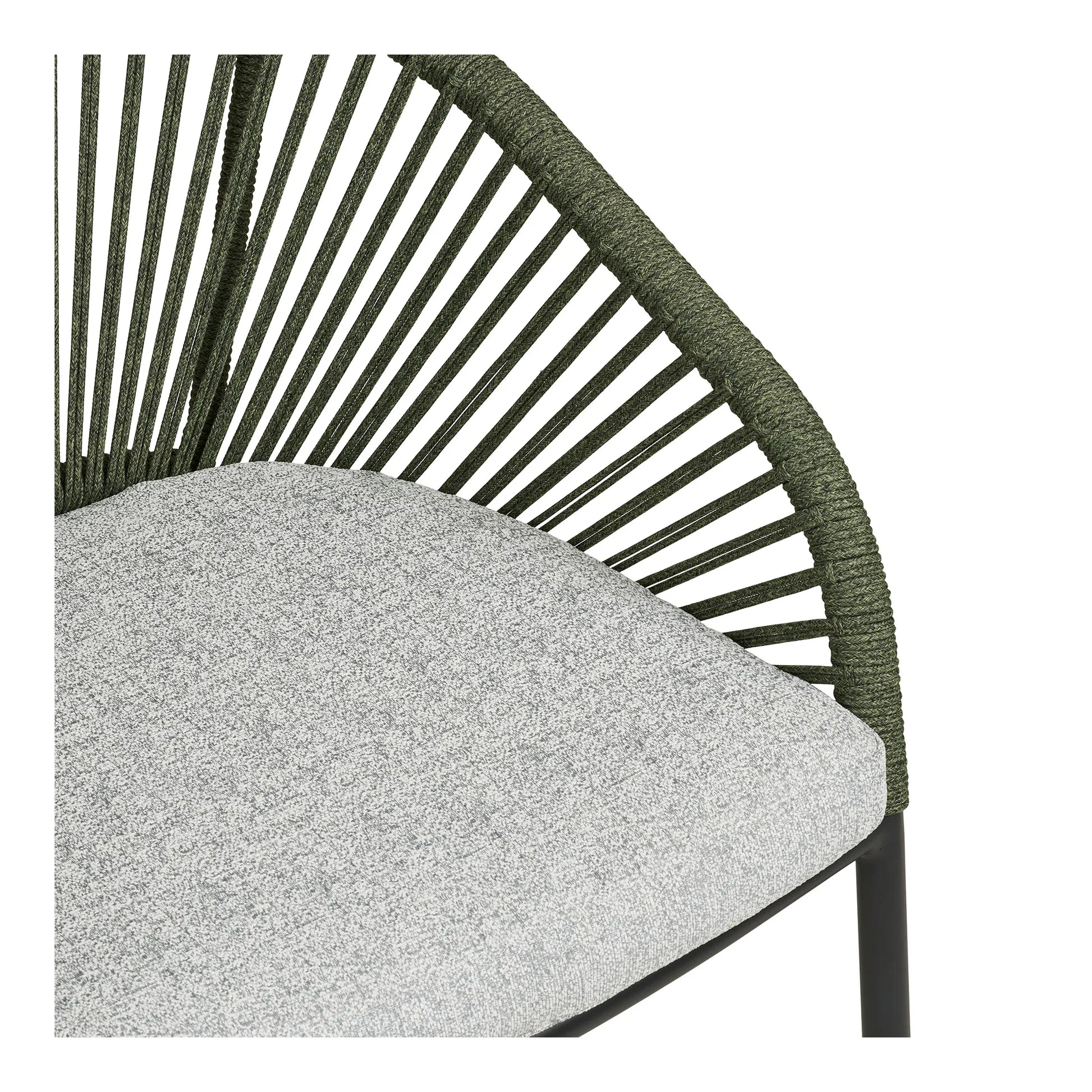Luxusbetten24 Veleno 2er Set Gartenstuhl Outdoor Beige, Grün