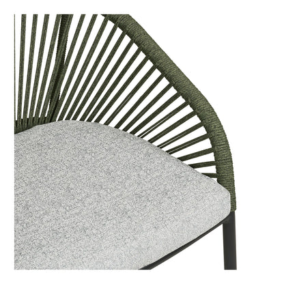 Luxusbetten24 Veleno 2er Set Gartenstuhl Outdoor Beige, Grün