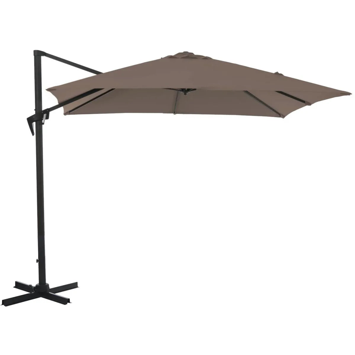 Alizé Roma Parasol Desplazado Taupe 3×3 m