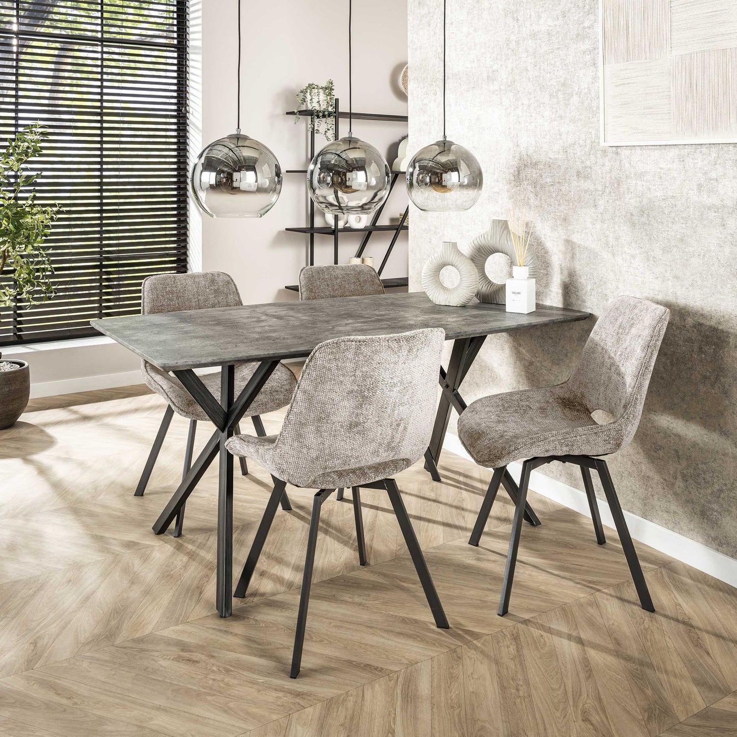 Luxusbetten24 Lumetto Pendelleuchte Rauchglas mit Farbverlauf