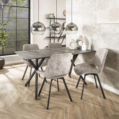 Luxusbetten24 Lumetto Pendelleuchte Rauchglas mit Farbverlauf