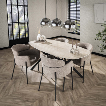 Luxusbetten24 Lumetto Pendelleuchte Rauchglas mit Farbverlauf
