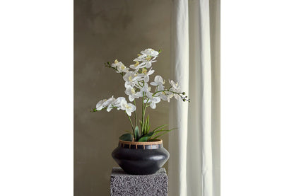 Luxusbetten24 Kunstpflanze White Nola 84 cm Echt Aussehende Dekoration