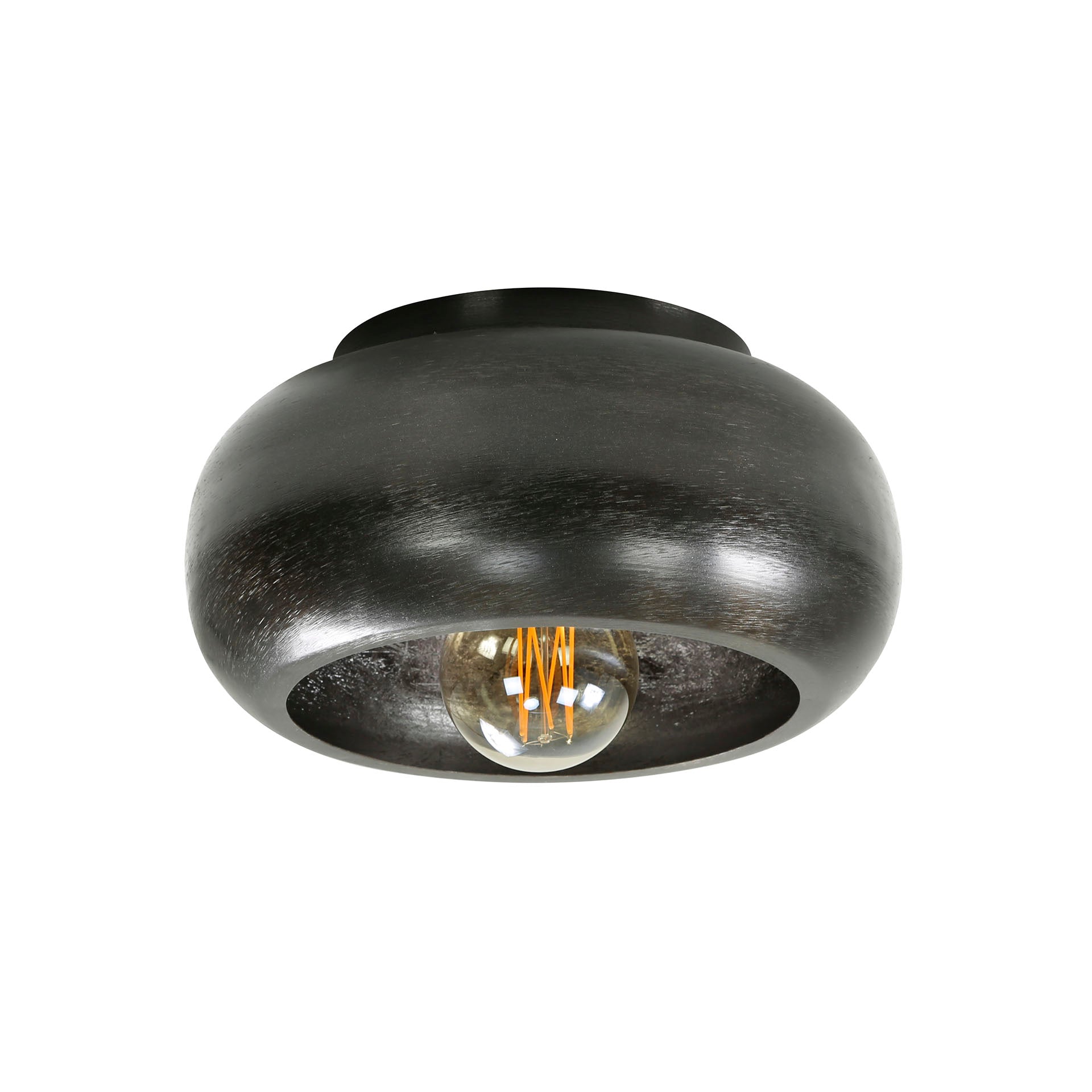 Luxusbetten24 Skylin Deckenleuchte Metall Schwarz Moderne Design Elegant