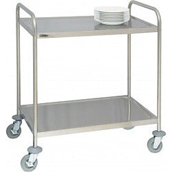 Casselin Carrito de Servicio Inox 2 Bandejas 120kg